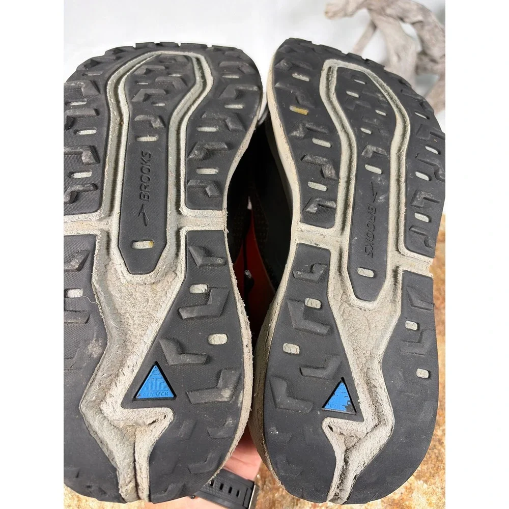 Brooks Caldera 5 Mens Trail Running Shoes Black Orange Blue 1103541D041 Size 11
